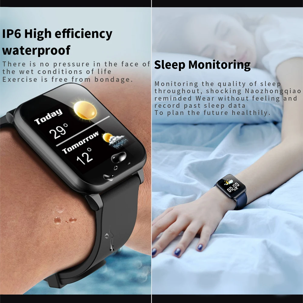 SCELTECH ECG PPG Smart Bracelet Sport Fitness Tracker band Heart Rate Blood Pressure Call SMS Reminder IP67 Waterproof Wristband