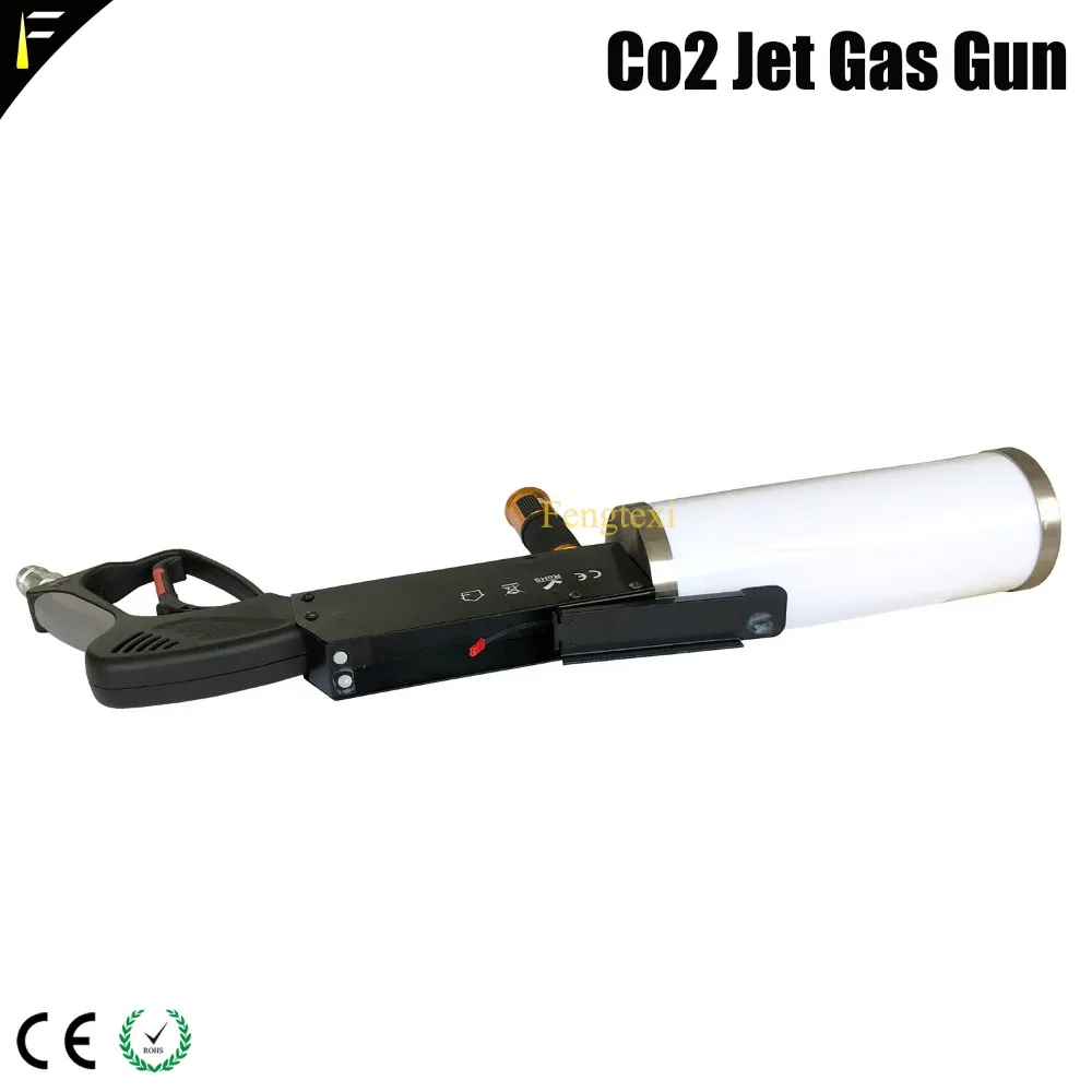 Крусветодиодный Дискотека Dj LED Co2 Jet Cryo Blaster Cannon Shoot RGB смешивание цветов дыма туман