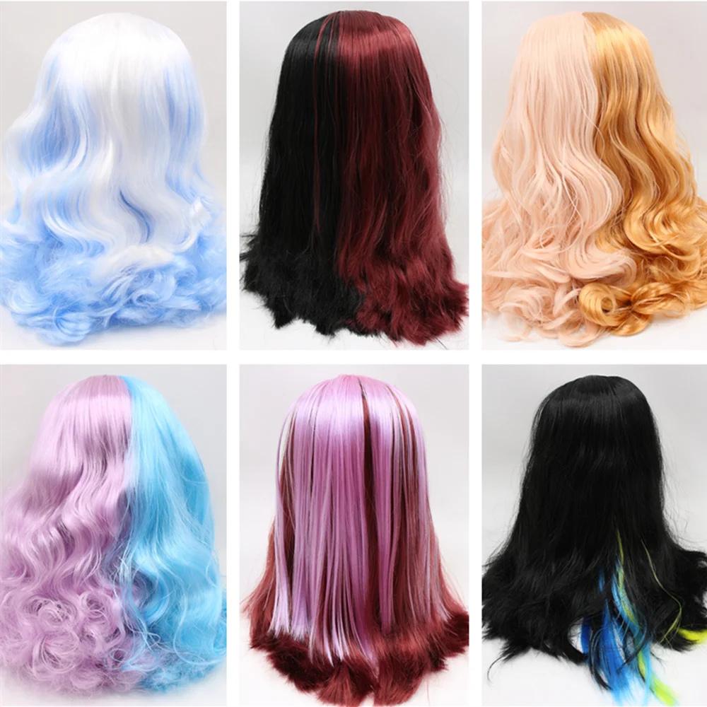 

RBL Blyth Doll Scalp colorful hair Wigs Including the hard endoconch series.54 Factory Blyth