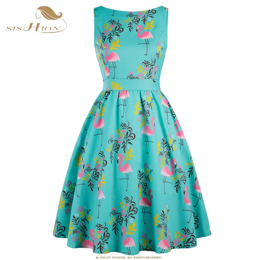 flamingo dress plus size