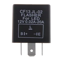 3 PIN 12V Electronic Car and Motorcycle Flasher Relay Turn Signal Indicator Light New Universal Motorcycle Accessories on Sale