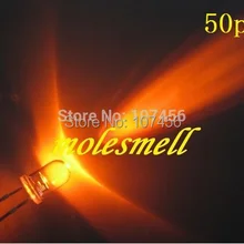 50 шт./лот 5 мм Ультра яркий светодиодный Оранжевый Светодиодный светильник круглый оранжевый светодиодный прозрачный СВЕТОДИОДНЫЙ светильник