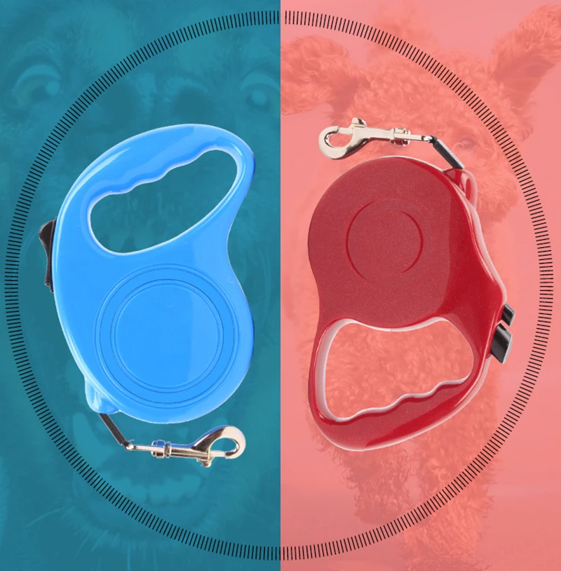 3m Pet Walking Retractable Leash Dog Nylon Extending Leads Rope Puppy