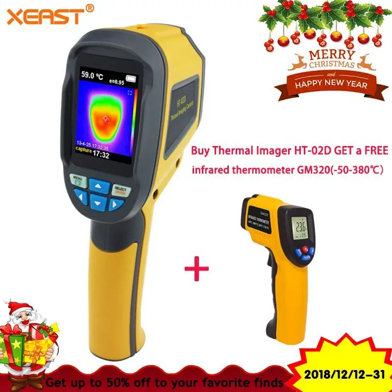 

Lightning Delivery XL IN STOCK XE-26 Professional Handheld Thermal Imaging Camera Portable Infrared Imaging Device HT-02D