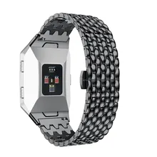 Роскошные модные Нержавеющая сталь аксессуар ремешок смотреть группы для fitbit ионной oct.23