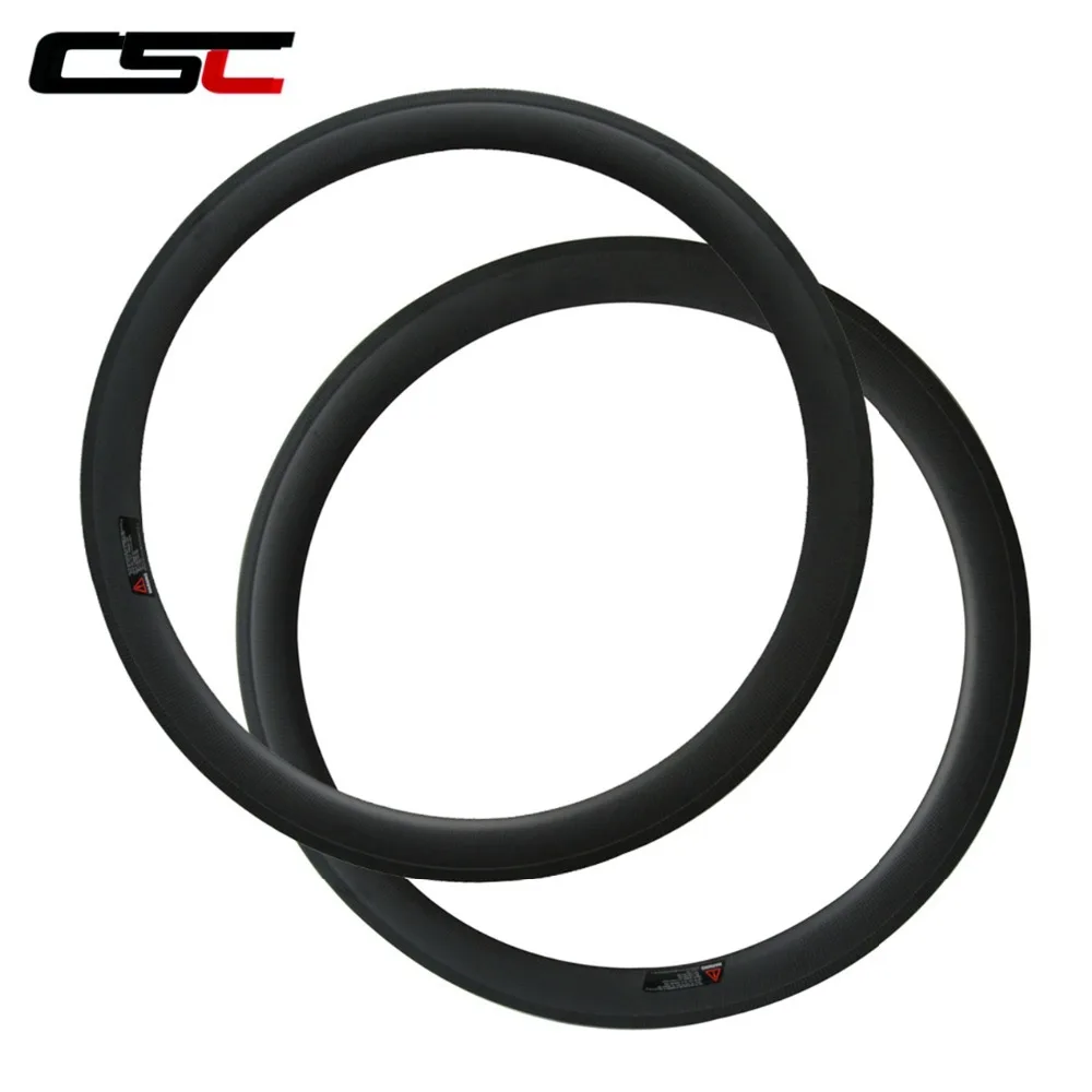 700C CSC Carbon Bike Rim 24/38/50/60/88mm Depth Profile Tubular or Clincher Bicycle Rim