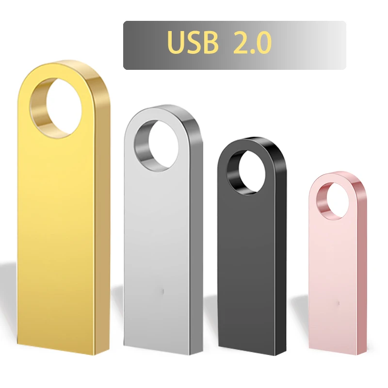 Металлический флэш диск USB 2 0 32 GB 16 128 64 8 Флэшка высокоскоростная ручка накопитель