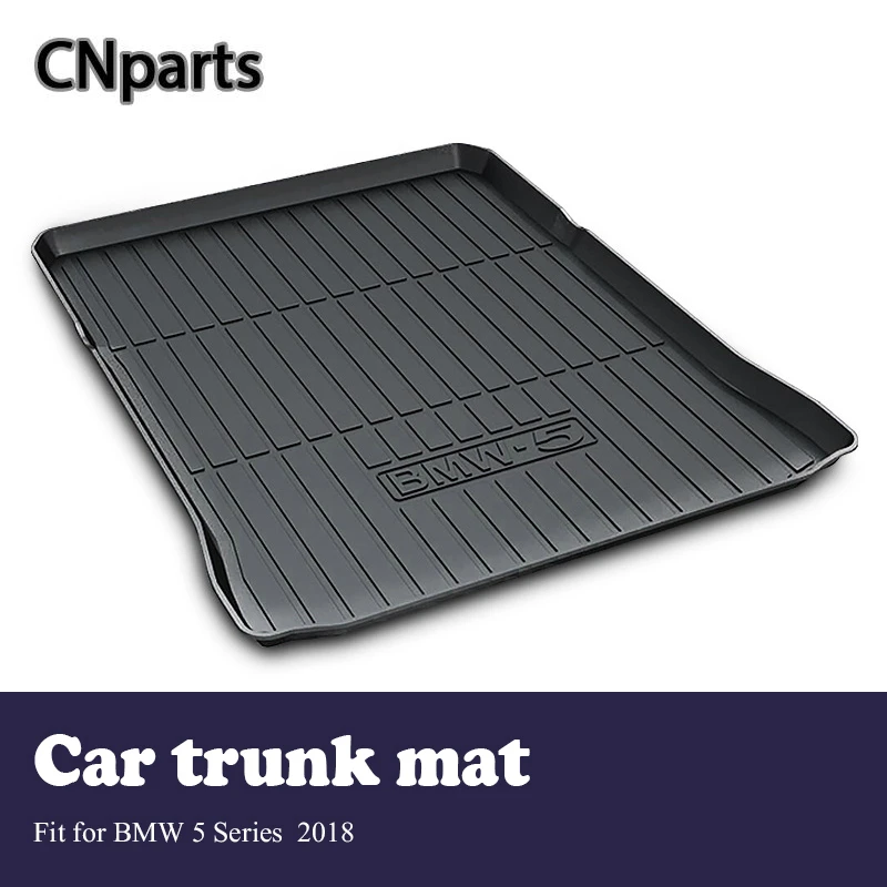 

CNparts 1Set Car Cargo rear trunk mat For BMW 5 Series G30 G31 G38 2018 Boot Liner Tray Anti Slip and Waterproof Mat Accessories