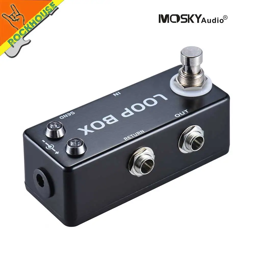 Mosky Loop Box Guitar Pedal Amplifier Box Looper Pedal Connect to AMP Return and Send Jacks Free shipping Mosky Loop Box Guitar Pedal Amplifier Box Looper Pedal Connect to AMP Return and Send Jacks Free shipping