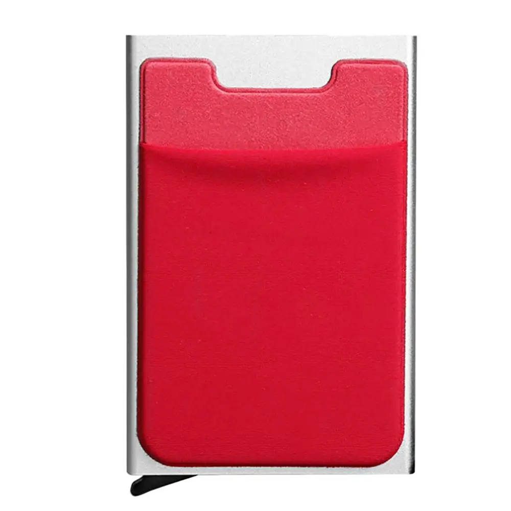 Модный тонкий карбоновый держатель для Карт RFID, не сканирующий металлический кошелек, мужской кошелек Carteira Masculina Billetera, деловой чехол