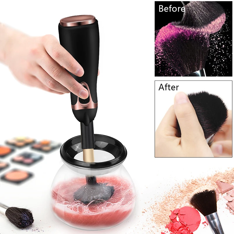 

Automatic Makeup Brush Cleaner Electric Make Up Tool Washing Drying Fast All Kind Of Brush Brush Cleaner