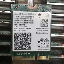 Двухдиапазонный беспроводной AC для Intel 9560NGW 802.11ac NGFF Key E 2,4G/5G WiFi карта Bluetooth 5,0 lenovo 01AX770 hp 937265-001 dell