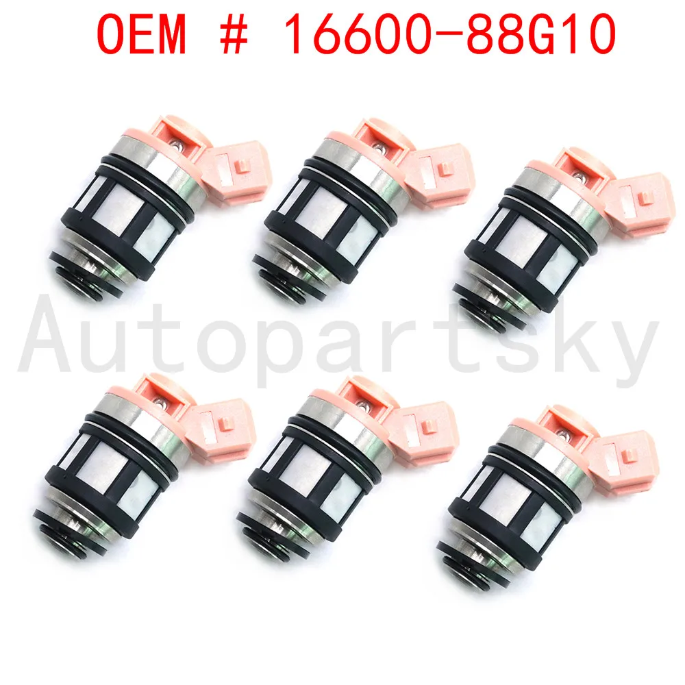 [6 шт.] для Pathfinder/D21/Quest/Pickup/Mercury/Villager 3.0L новый топливный инжектор 16600 88G10