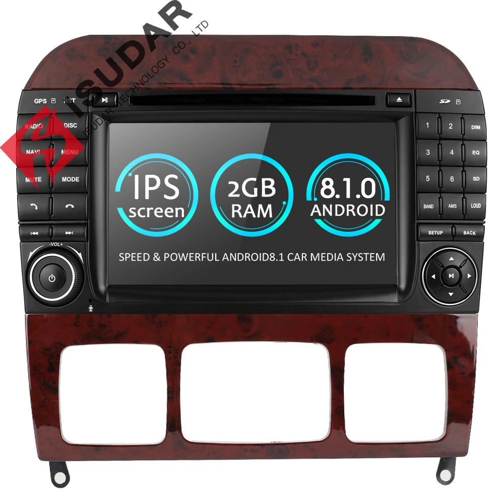 Isudar Car Multimedia Player DVD Automotivo 2 Din Andorid 8.1 For