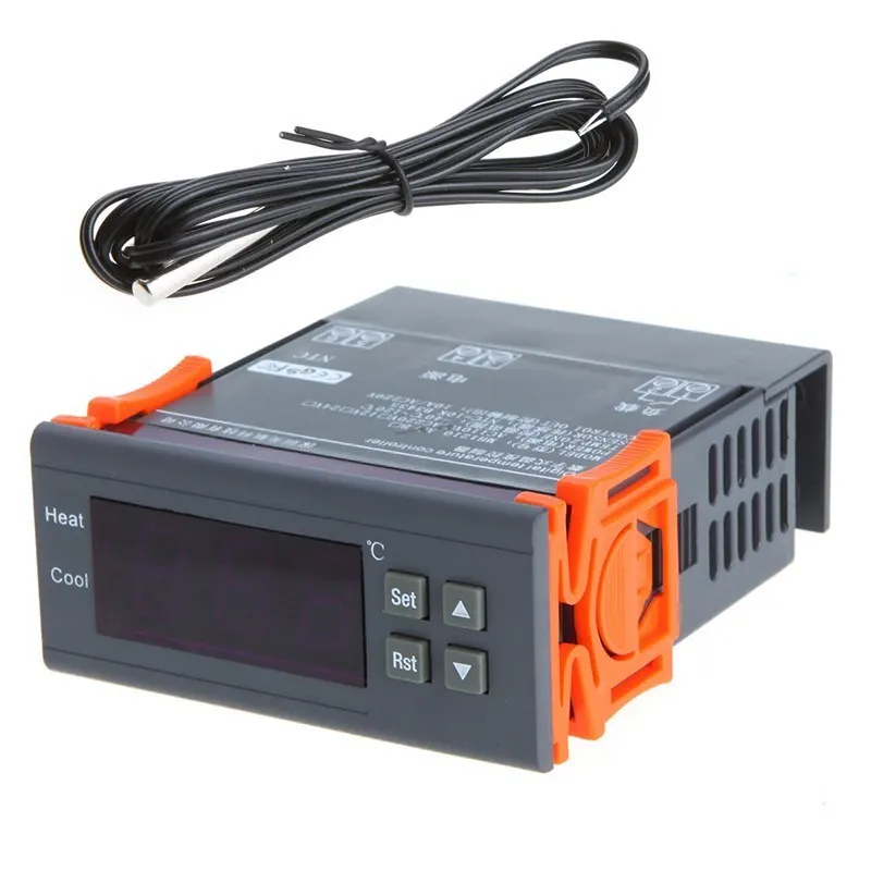 200-240V thermal regulator Temperature Control Digital thermometer Thermostat Temperature Controller Thermocouple with Sensor