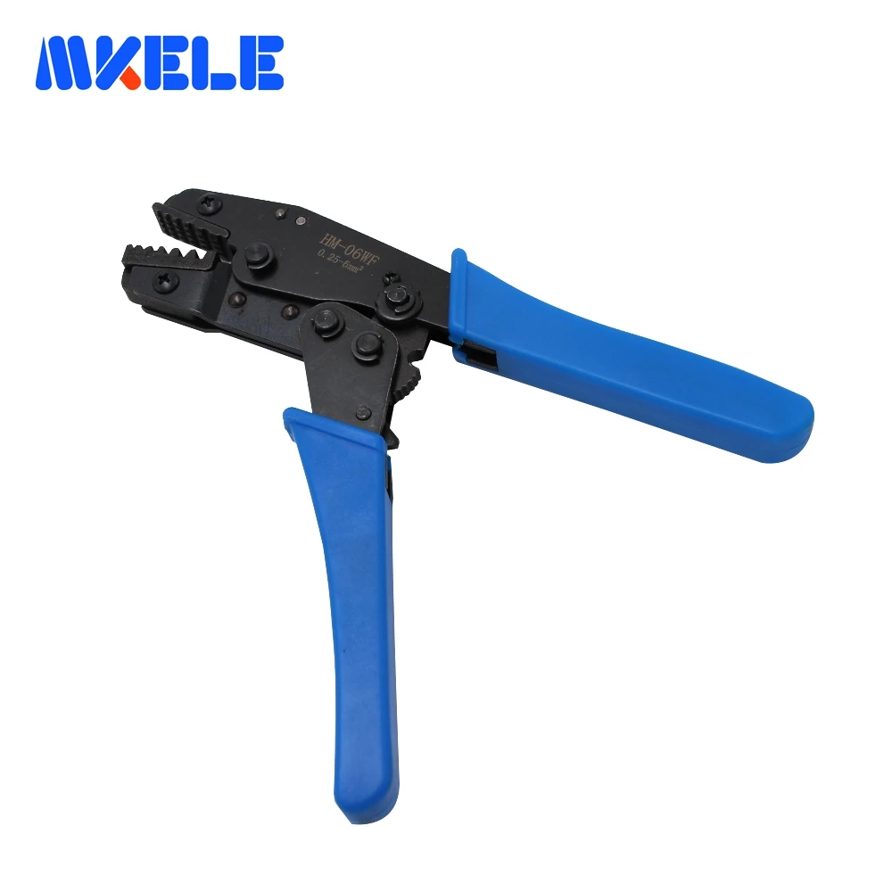 

HM-06WF pliers 0.25-6.0mm2 ferrule crimper pliers crimping tool for non-insulated terminal crimper cable crimping tool