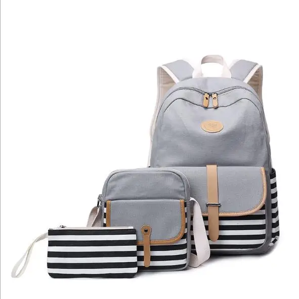 Холст 3 комплекта для девочек прекрасный рюкзак сумка через плечо kiple дизайнерская оригинальная посылка дизайн kiple mochila fe - Цвет: 8