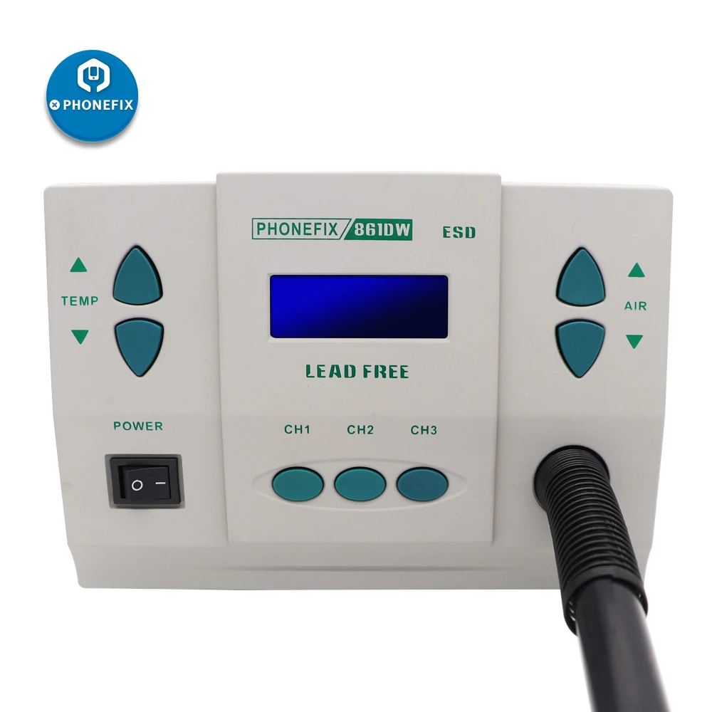 110V 220V 900W PHONEFIX 861DW Digital Hot Air