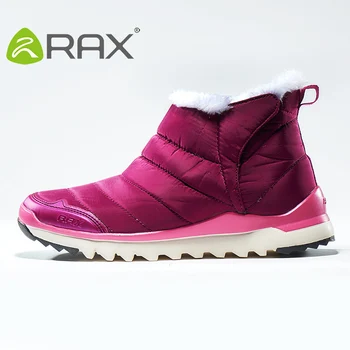 

RAX Women Hiking Shoes 2016 Surface Waterproof Hiking Boots For Women Winter Outdoor Boots Breathable Walking Winter Boots