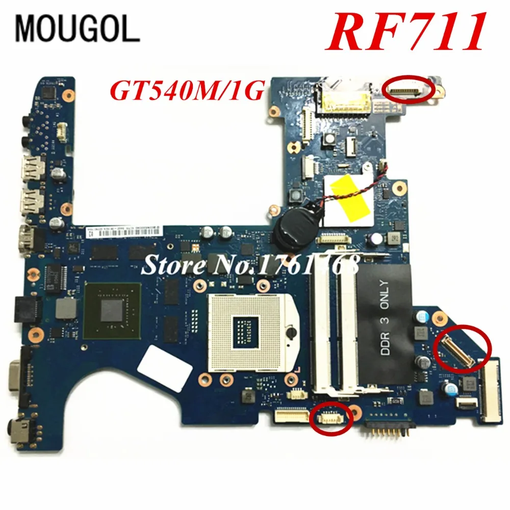 

MOUGOL A+ Quality mainboard For Samsung RF711 Laptop motherboard GT540M/1G BA92-08162B BA92-08162A BA41-01473A 100% Tested