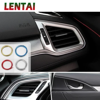 

LENTAI For Hyundai solaris i30 tucson 2017 ix35 Fiat 500 punto Buick 5m Car Interior Decorative Thread Stickers Trim Strip