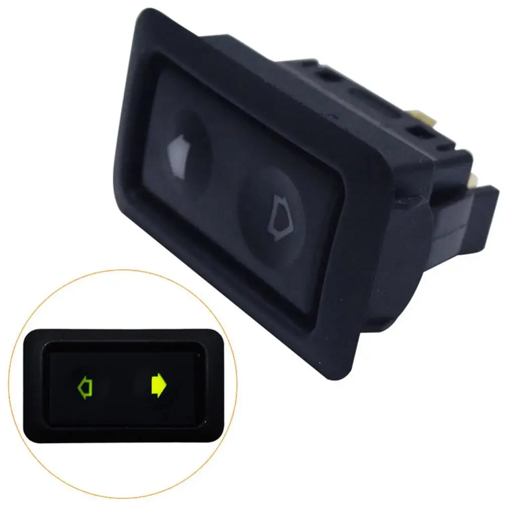 

6Pin 12 For 24 v Black Car Power Window Switch With Electronic Components