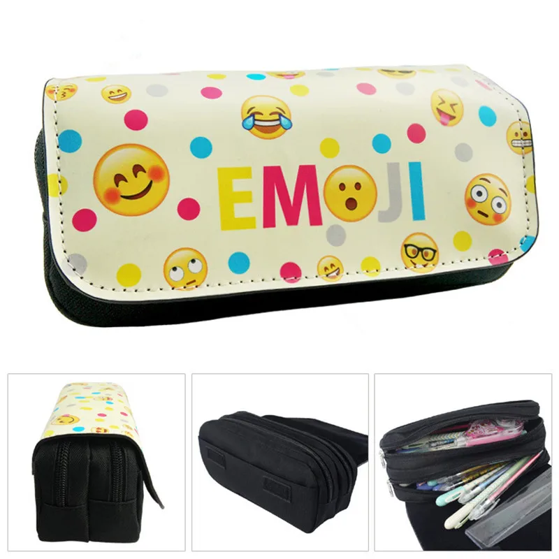 Выражение кавайный пенал pencilcase мультфильм estuche escolar trousse scolaire stylo школьные принадлежности Ручка Пенал