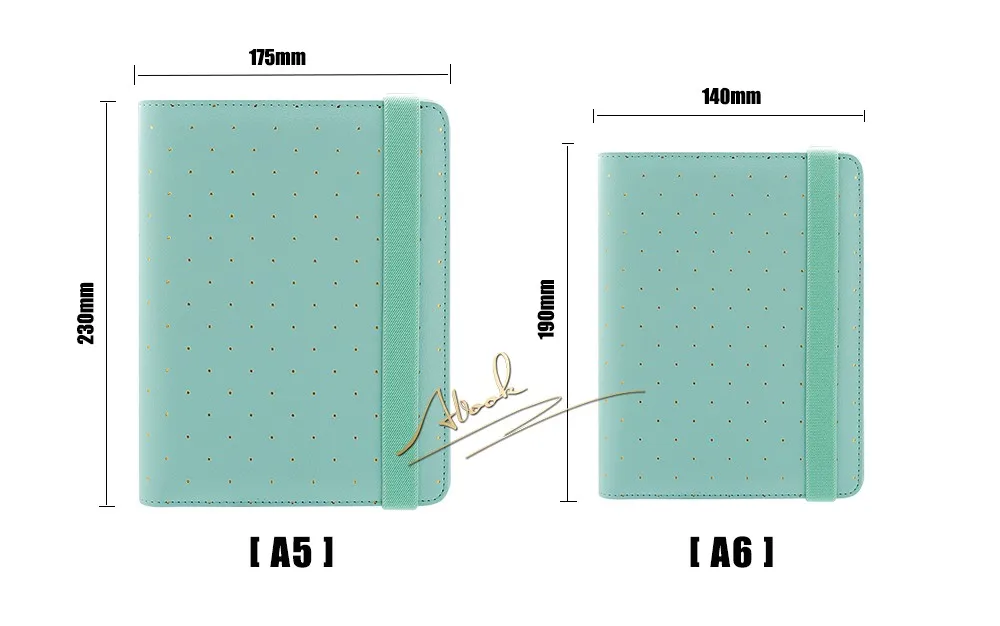 A6 Блокнот планировщик дня кавайный дневник DIY канцелярские товары мятный Золотой офисные принадлежности органайзер канцелярские принадлежности