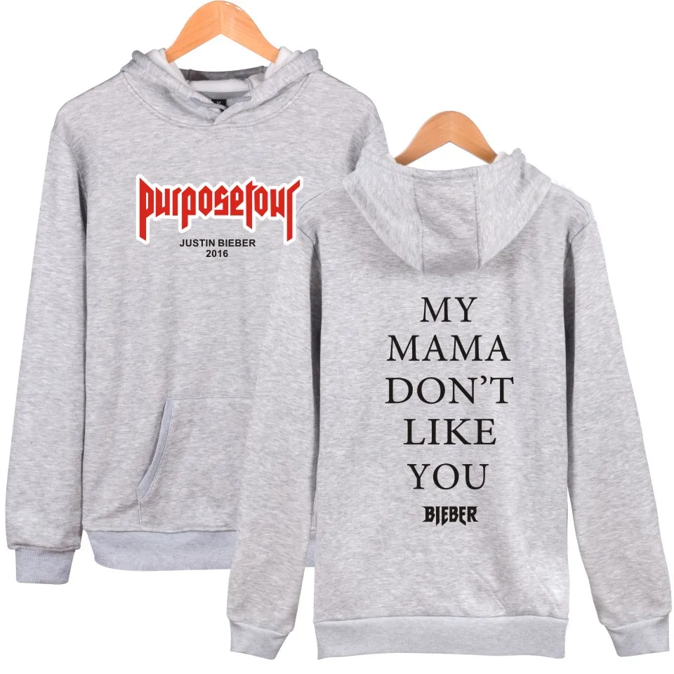 Justin Bieber Purpose Tour 2017 Pop New Style Hoodies Sweatshirts Men/Women Cotton Fashion Plus Size 4XL Streetwear Clothes