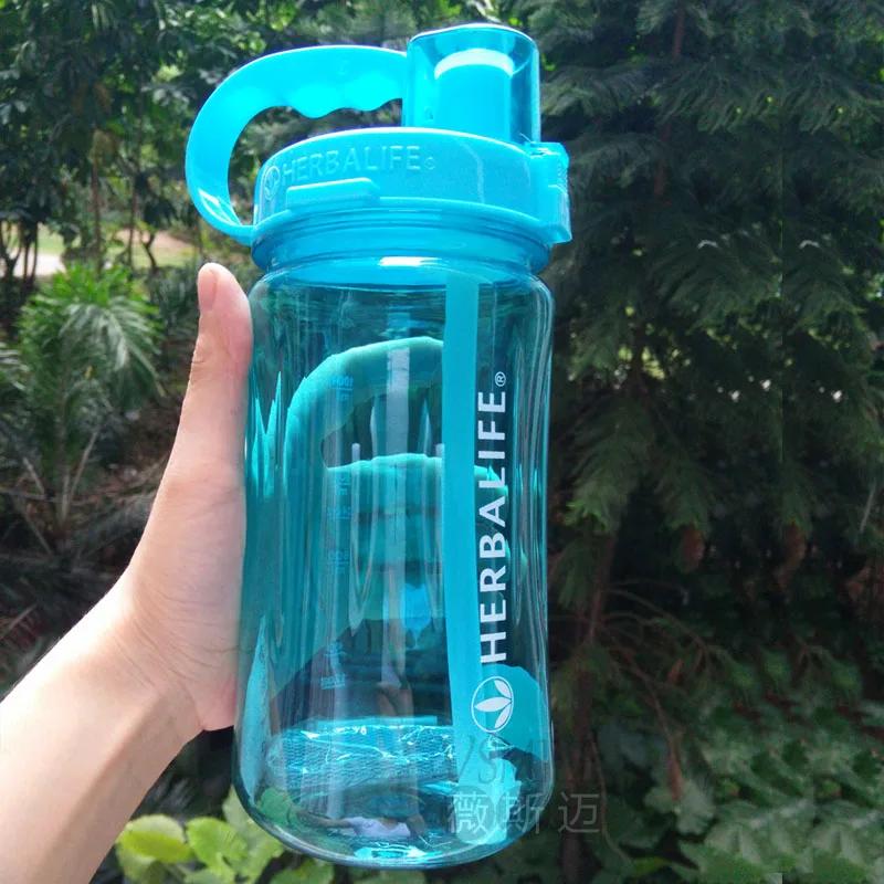 1L  Oversized Water Bottle 1000ml Frozem Portable Space bottle Herbalife Sports Nutrition Custom Shaker Bottle 