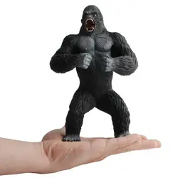 Большой размеры животного пластик модель моделирование фигурки шимпанзе Gorillas игрушечные лошадки рисунок Обучающие игрушки, подарки для