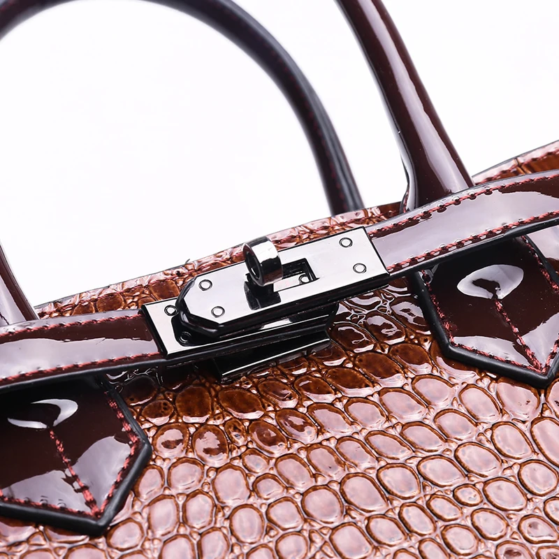 Роскошные крокодиловые сумки женские Сумки из искусственной кожи тоут Bolsas Alligator