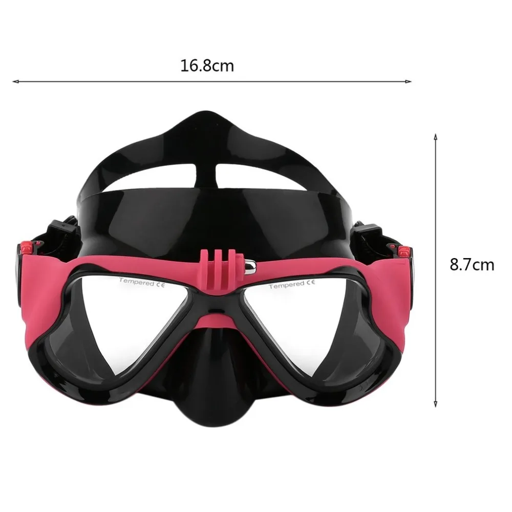 Профессиональная подводная камера, обычная маска для дайвинга, подводное плавание, очки для плавания, подходят для GoPro, для камеры Xiaomi