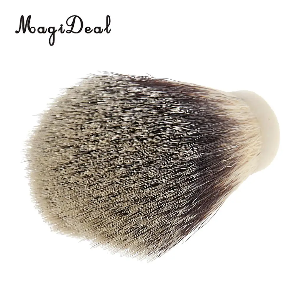 MagiDeal Nylon Shaving Brush Knot for Men Salon Hair Ramoval Cutting Dust Men Facial Beard Cleaning Appliance
