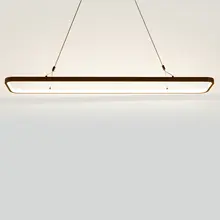 Современный прямоугольный светодиодный подвесной светильник, тонкий алюминиевый подвесной светильник для столовой, кухни, островного кабинета, подвесной светильник