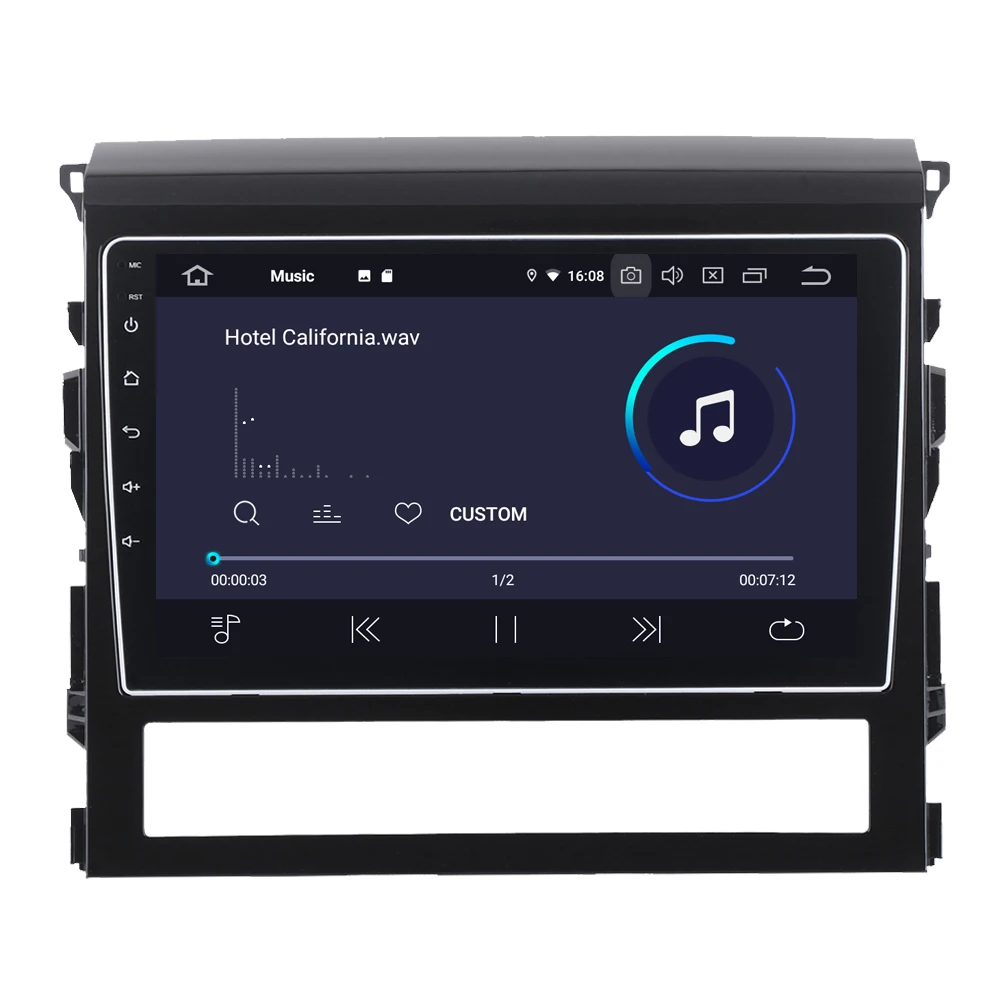 Clearance For Toyota Land Cruiser 2016 Android 9.0 Auto Car Radio Stereo GPS Navigation Sat Navi Media Multimedia System PhoneLink 3