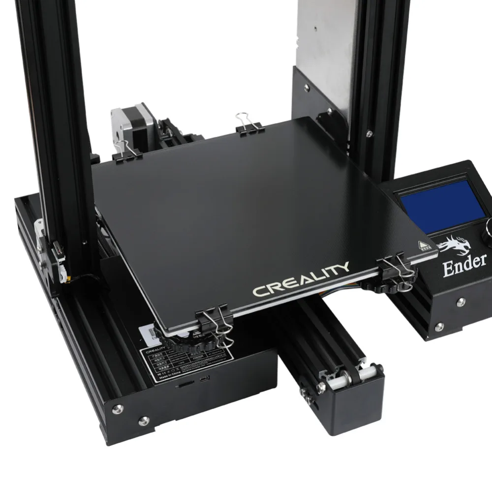 Цена Ender 3 ender 3pro CR 10s CR 10 плита из закаленного стекла для 3D принтера, платформа с подогревом, стеклянная пластина 235x235x3 м
