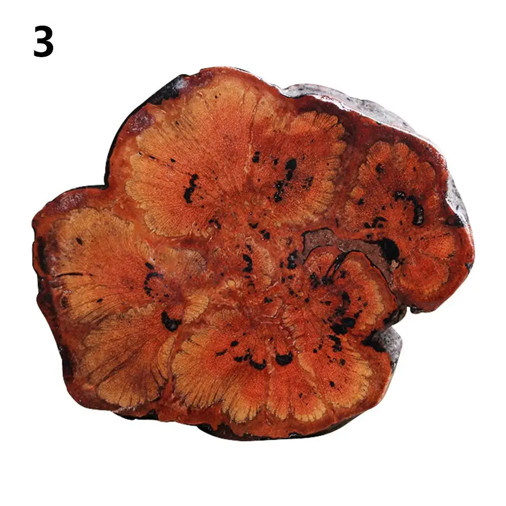 Натуральный Деревянный коврик для чашки с ломтиками, украшения из лозы, деревянные подставки, аксессуары для чайной церемонии, творчество, рукоделие, Декор - Цвет: 3