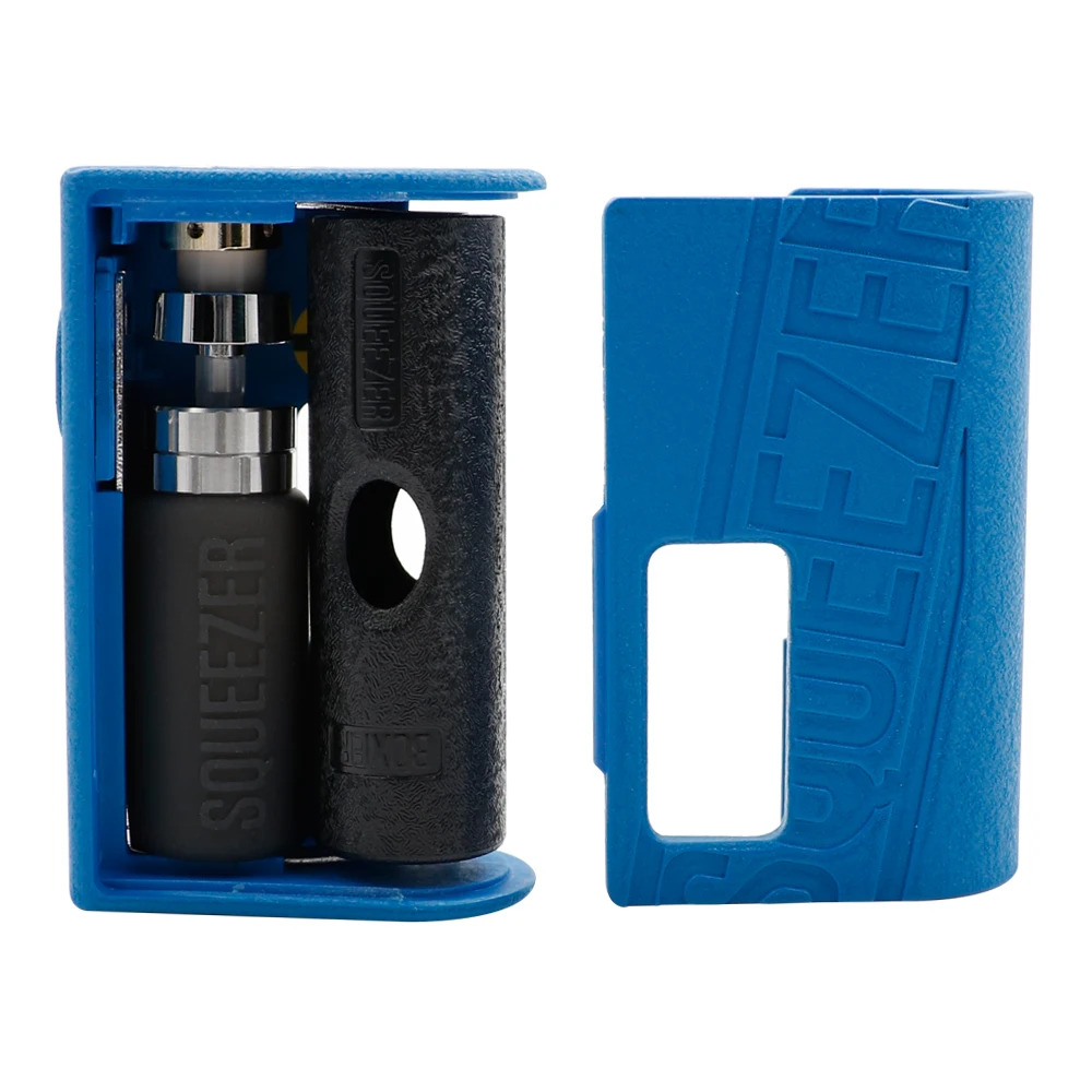 Original Hugo vapor Squeezer BF Squonk E Cigarette Box Mod 18650/20700 Battery Built-in 10ml Foodgrade Bottle hugo squeezer vape