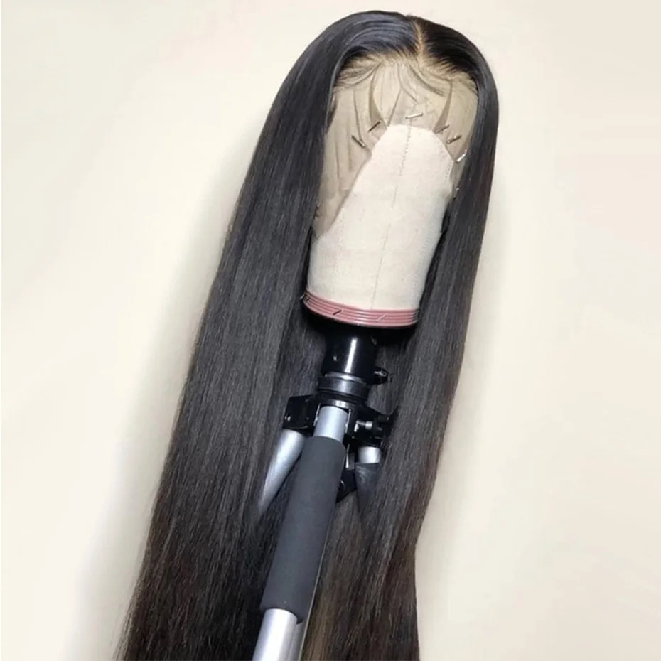 Lace Front Human Hair Wig Pre Plucked With Baby Hair Ably Malaysian Straight Human Hair Lace Wig For Women Remy Glueless Wigs
