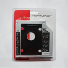Universal Aluminum Plastic 9.5mm 12.5mm HDD SSD SATA caddy For 2.5″ Hard Disk Driver Case Enclosure DVD CD-ROM Optibay