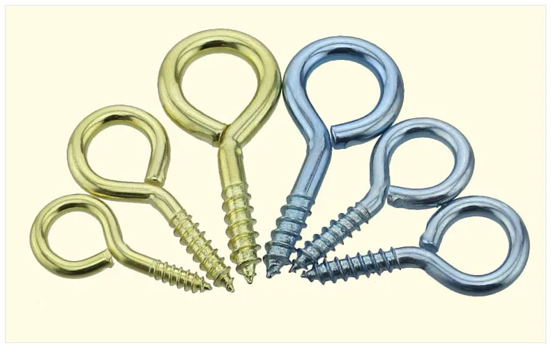 

Light hooks iron hooks M0 M1 M2 M3 M4 M4 M6 M8 M10 M12 M14 self-tapping screw hook rings sheep eye screw rings