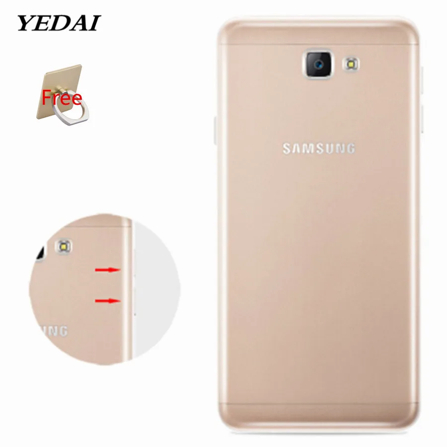 YEDAI Бесплатная кольцо подвес для samsung J3 J5 J7 2016 2017 мягкий прозрачный чехол телефона