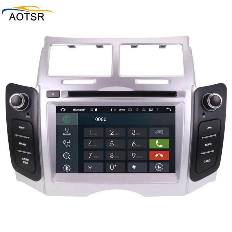 Excellent Android 8.1 Car DVD multimedia Player For Toyota Yaris 2005 2006 2007 2008 2009 2010 2011 car radio stereo with gps navigation 5