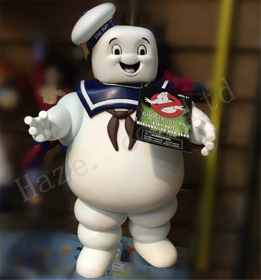 

Ghost Busters Marshmallow Giant 11'' Piggy Bank Money Box Model Doll Toy