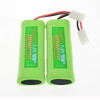 

2/3/4/5pcs 7.2V 3800mAh Ni-Mh rechargeable Tamiya Plug USA battery pack RC