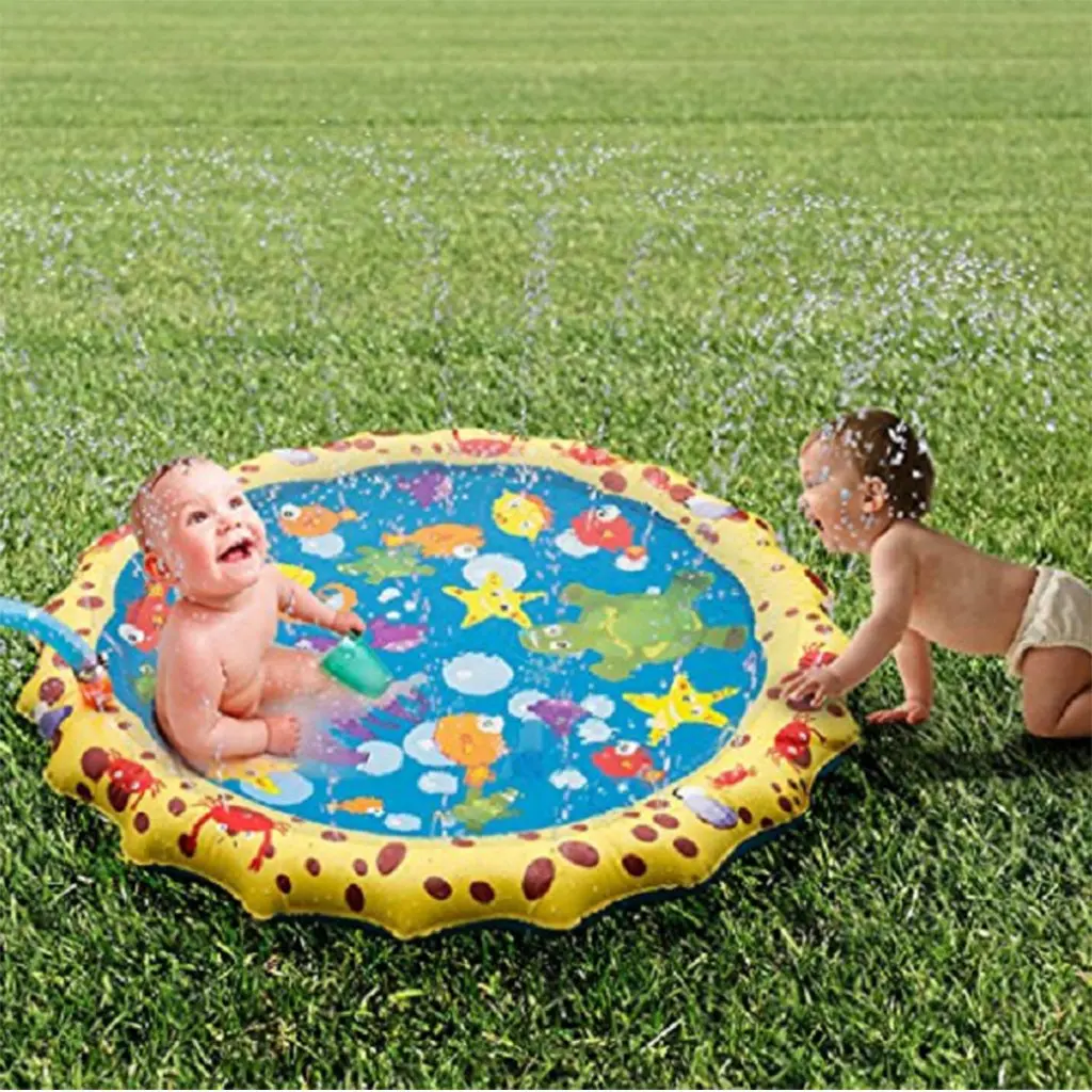 

Summer Baby Kids Water Play Mat Toys Inflatable thicken PVC infant Playmat Toddler Activity Play Center water mat for babies