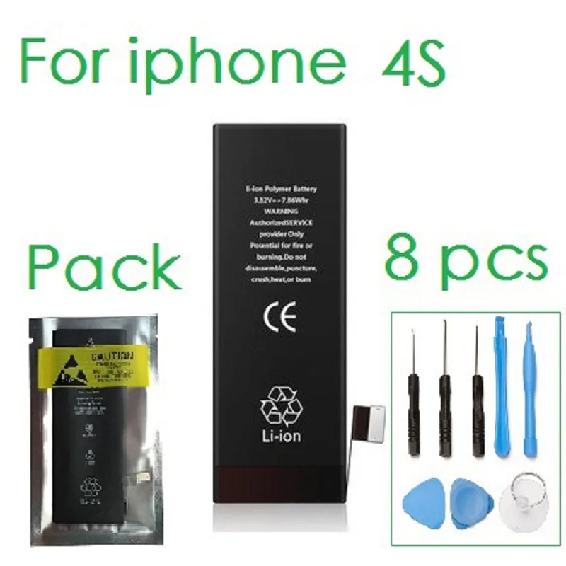 Kopen Originele ANTIRR Ion Polymeer Batterij Voor Apple iPhone 4 S Standaard Capaciteit 1430 mAh Met Gratis Machine Tools