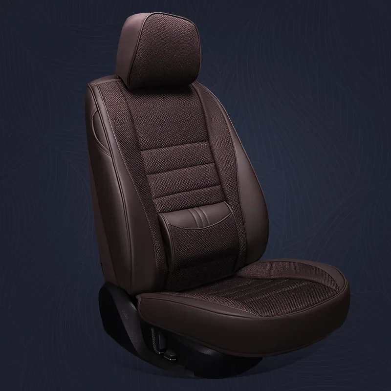  High-quality Flax Car Seat Covers for Nissan Qashqai Note juke tiida x-trail auto accessories car s