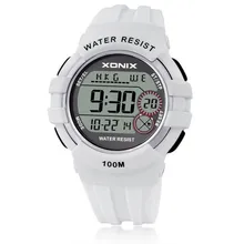 XONIX World Time Boys Girls Sports Watches Waterproof 100m Women Digital Watch Running Swimming Diving Wristwatch